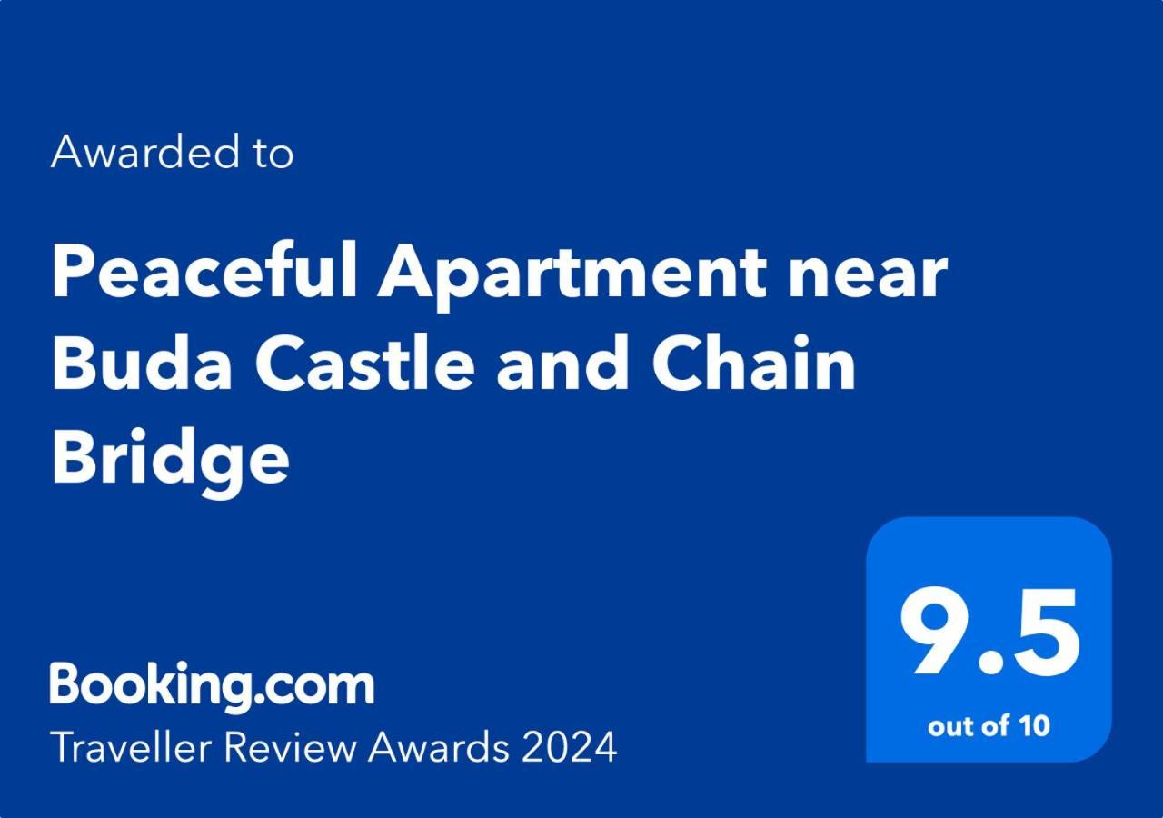 Peaceful Apartment Near Buda Castle And Chain Bridge Budapest Ngoại thất bức ảnh